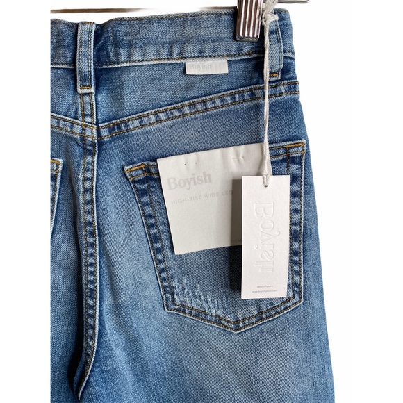 Boyish The Mikey Wide Leg Flare Jeans - Picture 6 of 9